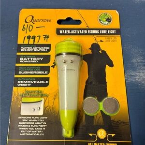 Quarrow Water-Activated Fishing Lure Light - Lime Green/White
